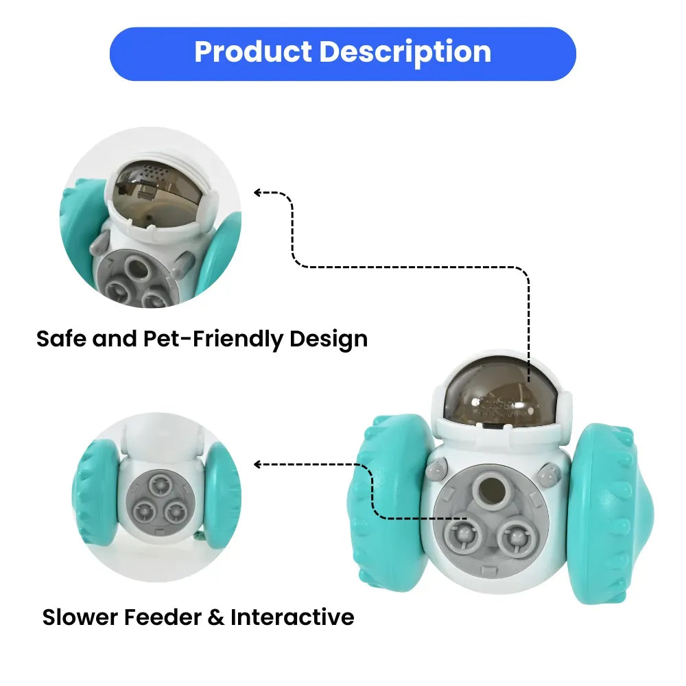 Robo Tumbler Treat Toy