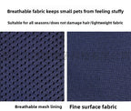 The two types of fabric with text describing their properties.