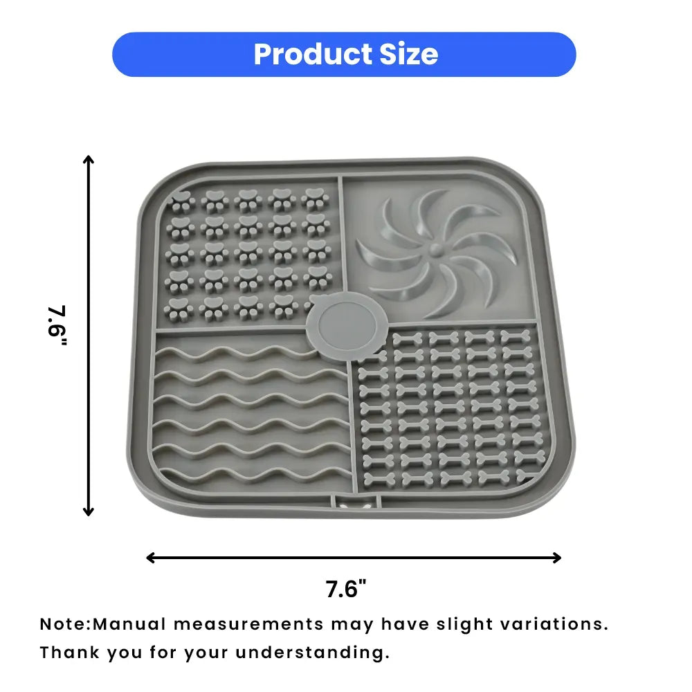 LickMat Multi-Texture Feeding Mat
