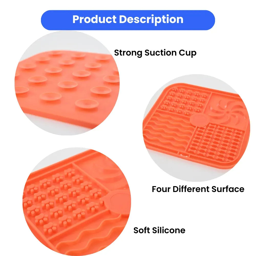 LickMat Multi-Texture Feeding Mat
