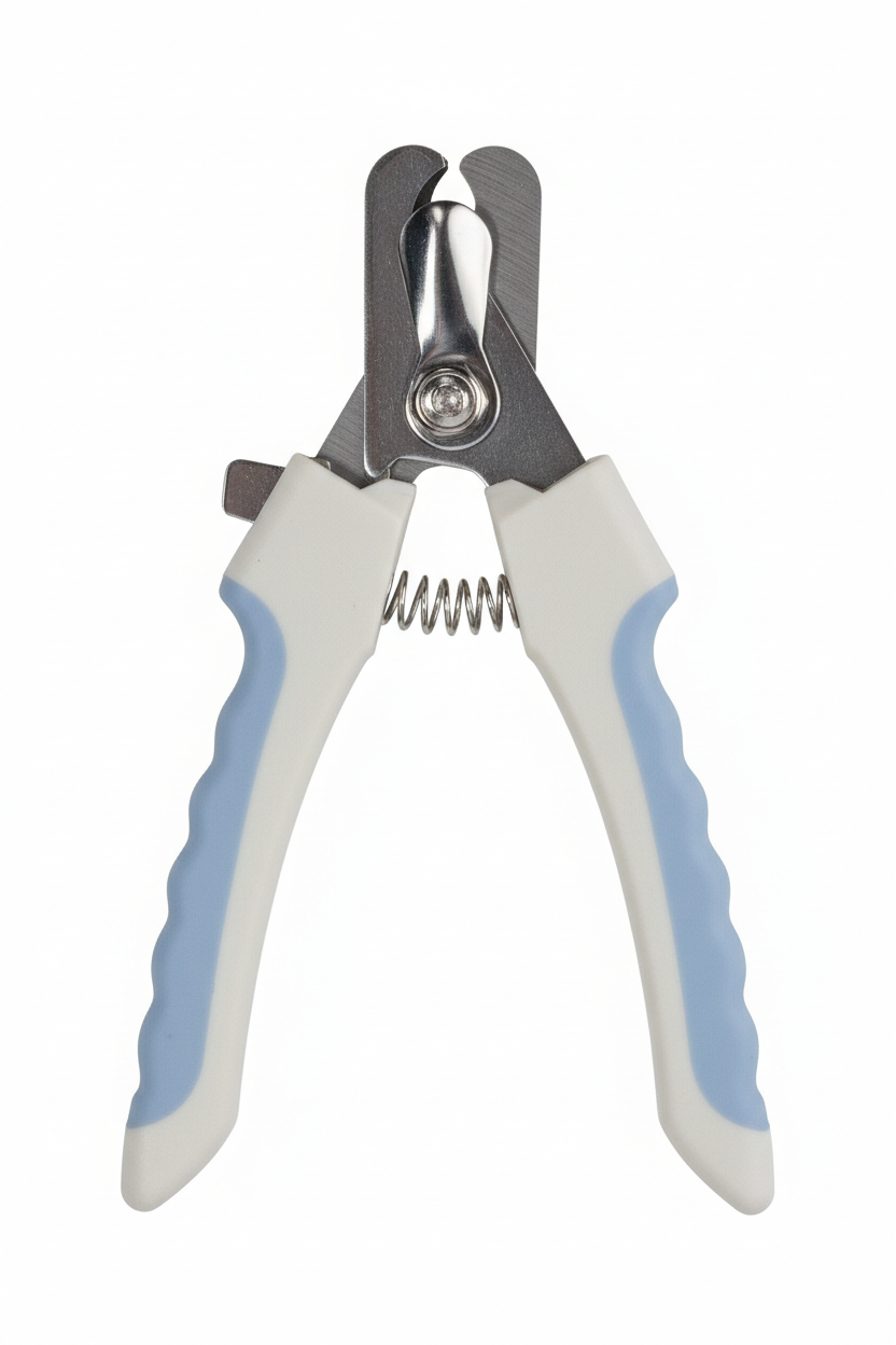 Blue pet nail clipper back
