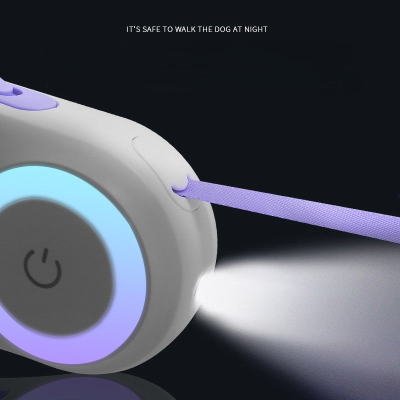 Glow Series Retractable LED Dog Leash